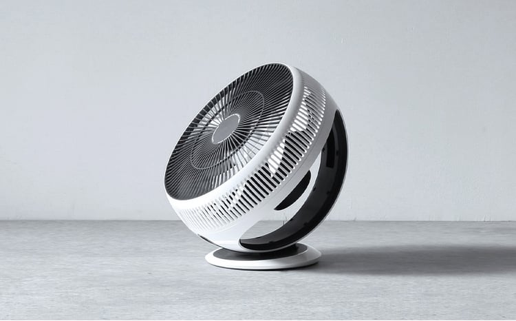バルミューダ GreenFan Cirq ホワイト×ブラック EGF-3400-WK／JP