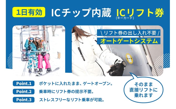 ハチ北スキー場 リフト 1日券（大人用 中学生以上）1枚】ハチ高原 ハチ