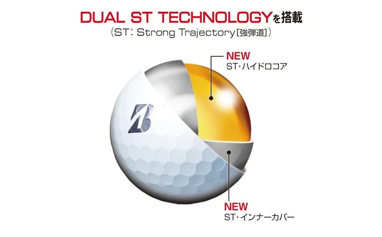 2026年モデル】ゴルフボール TOUR B XS パールホワイト 1ダース