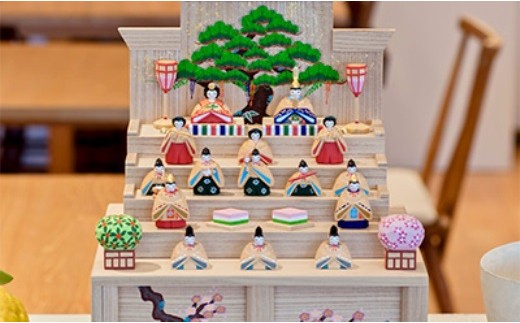 奈良一刀彫 段雛 小【1089239】 - 奈良県天理市｜ふるさとチョイス