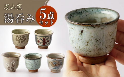 宸山窯】湯呑み 5点セット [UCU007] - 佐賀県武雄市｜ふるさとチョイス