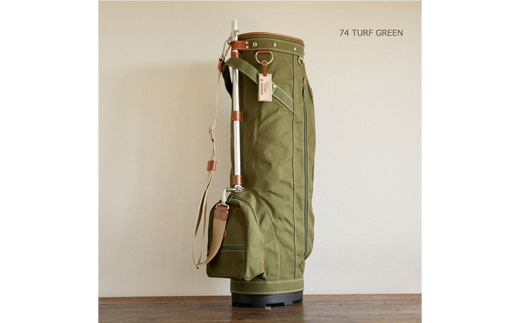 木の庄帆布 ゴルフバッグ KH-CPB01W カートバッグ 木のマーク/パイプ
