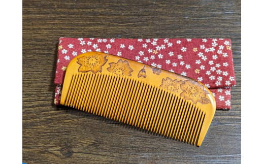 さつまつげ解櫛5寸細歯