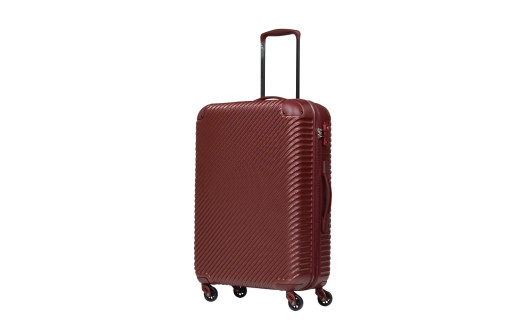 G528 【4～7泊用 抜群の安定感！】 ABS7352スーツケース M （ワイン