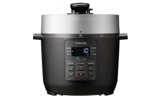 電気圧力鍋 東芝 RCP-30R(K) 家電 キッチン家電 人気 高圧力調理1.8