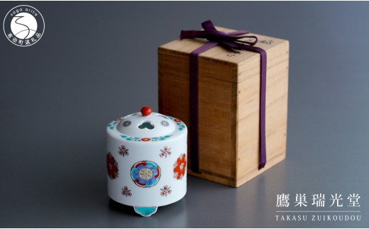 柿右衛門窯作 額皿（5寸）牡丹鳥文 A90-12 - 佐賀県有田町｜ふるさと