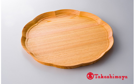 四十沢木材工芸〉「KITO」輪花盆（大） [高島屋選定品] - 石川県