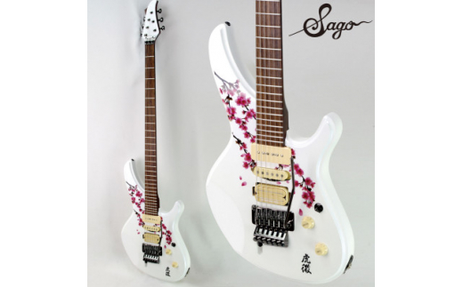 エレキギター＞Sago 虎徹 桜＜桜村眞氏本人同仕様＞【1323943】 - 兵庫