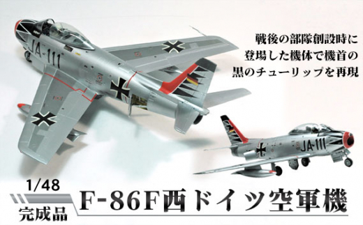 F-86F西ドイツ空軍機 1/48 ／ 模型 完成品 柏木崇男 茨城県 No.382