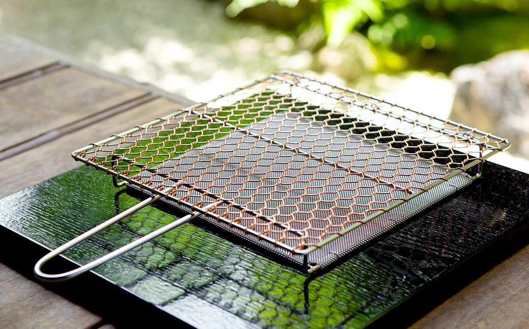 辻和金網】銅手編み 手付焼網 - 京都府京都市｜ふるさとチョイス