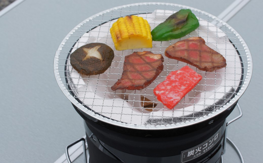 卓上コンロ黒(台・アミ付き) 網 台 バーベキュー BBQ 焼き肉