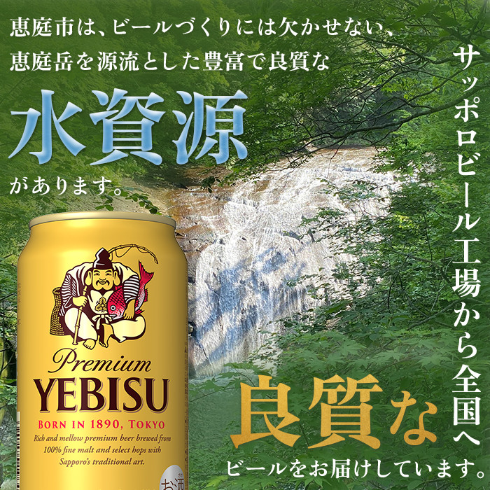 サッポロ ヱビスビール 48本（350ml×24本×2箱） ｜ サッポロビール