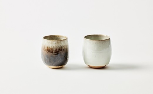 唐津焼／十四代中里太郎右衛門窯／唐津ワイン杯1種（斑・朝鮮） - 佐賀