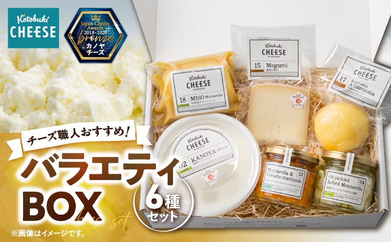 1216 バラエティBOX6種類 チーズ職人おすすめ！ KN087-003 - 鹿児島県