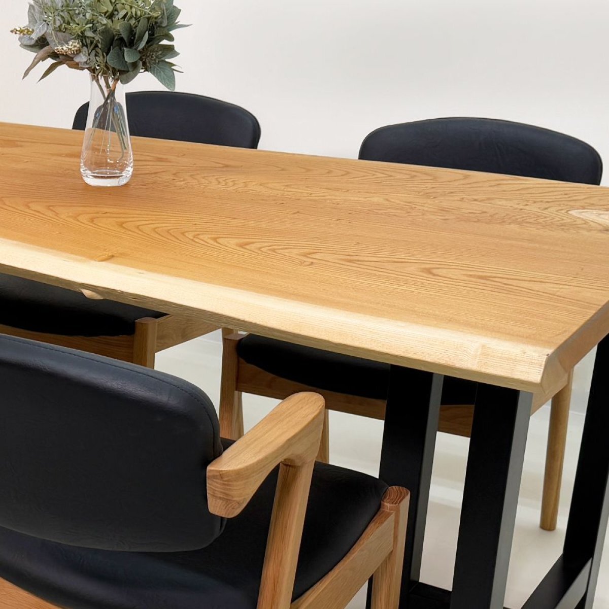 欅（ケヤキ） 一枚板 ダイニングテーブル／1500mm 【A8423】 【一枚板