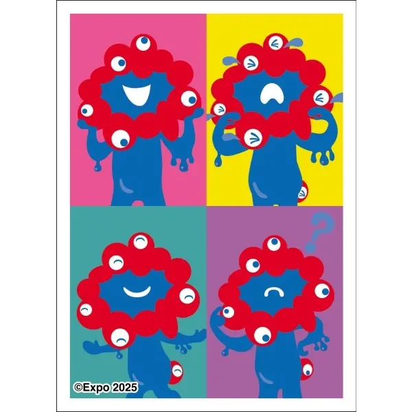 大流行の「ラブブ」が「ミャクミャク」とコラボ 大阪万博でフィギュア