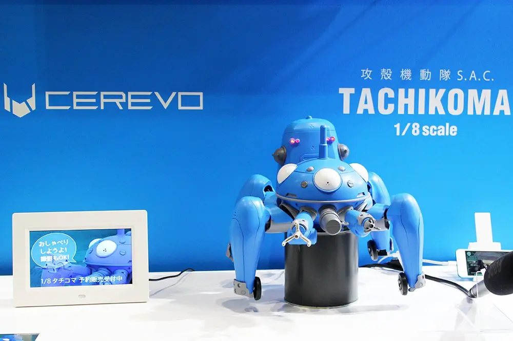 完全に未来】動いて話す『攻殻機動隊』タチコマの実物と触れ合ってきた