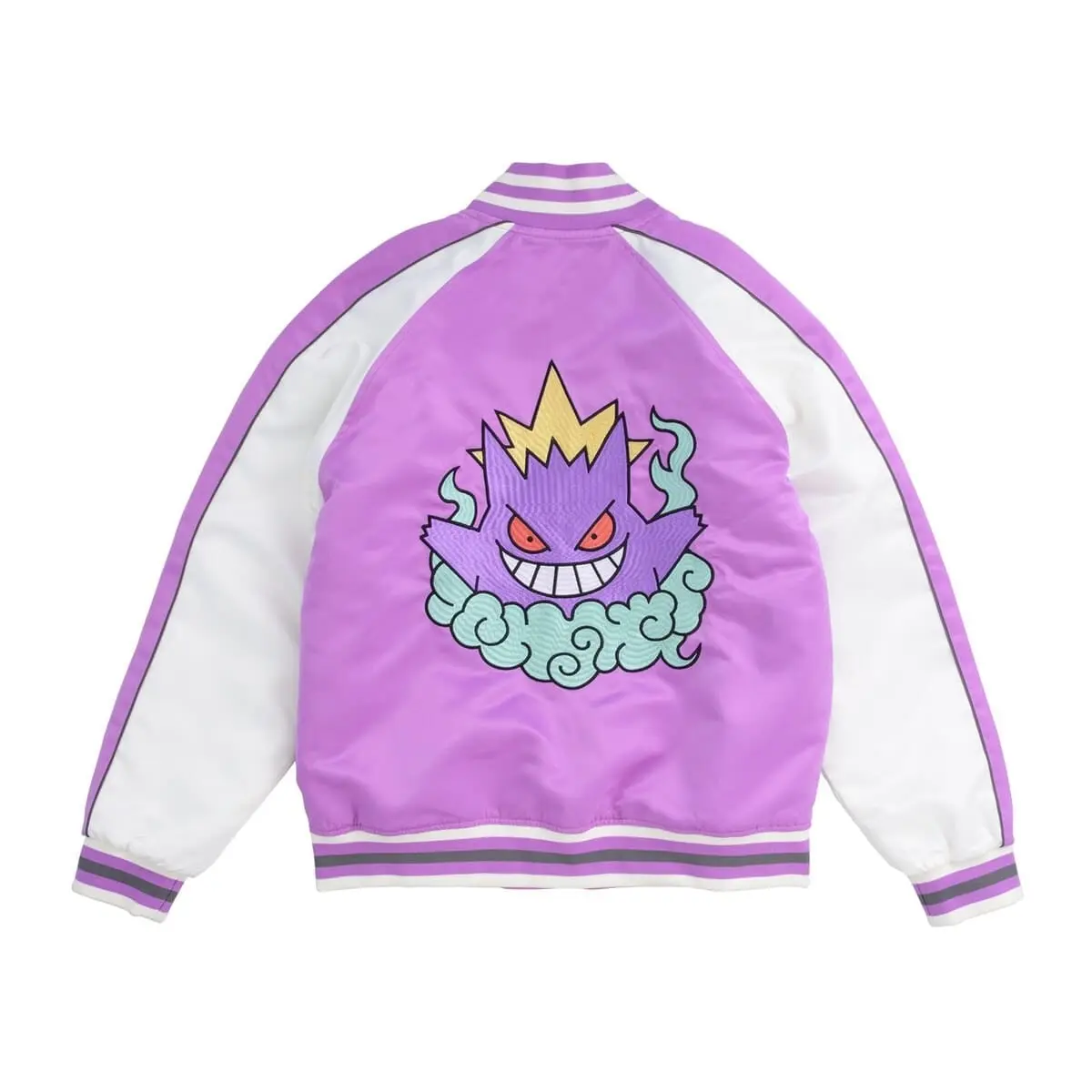 ポケモン ダイパリメイク』衣装を再現 ポップな「ゲンガーのスカジャン