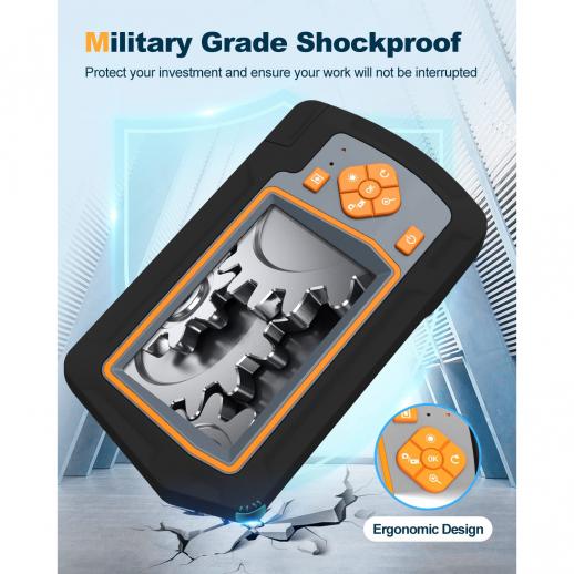 産業用内視鏡、デュアルレンズ検査カメラ、1080P HD、20m（65.6ft