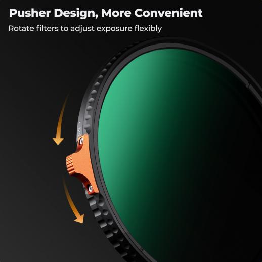 77mm 可変NDフィルター ND2-400（9段）レンズフィルター - K&F Concept