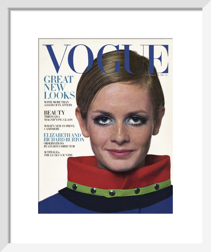 Twiggy, Vogue October 1967 Art Print by Ronald Traeger | King & McGaw