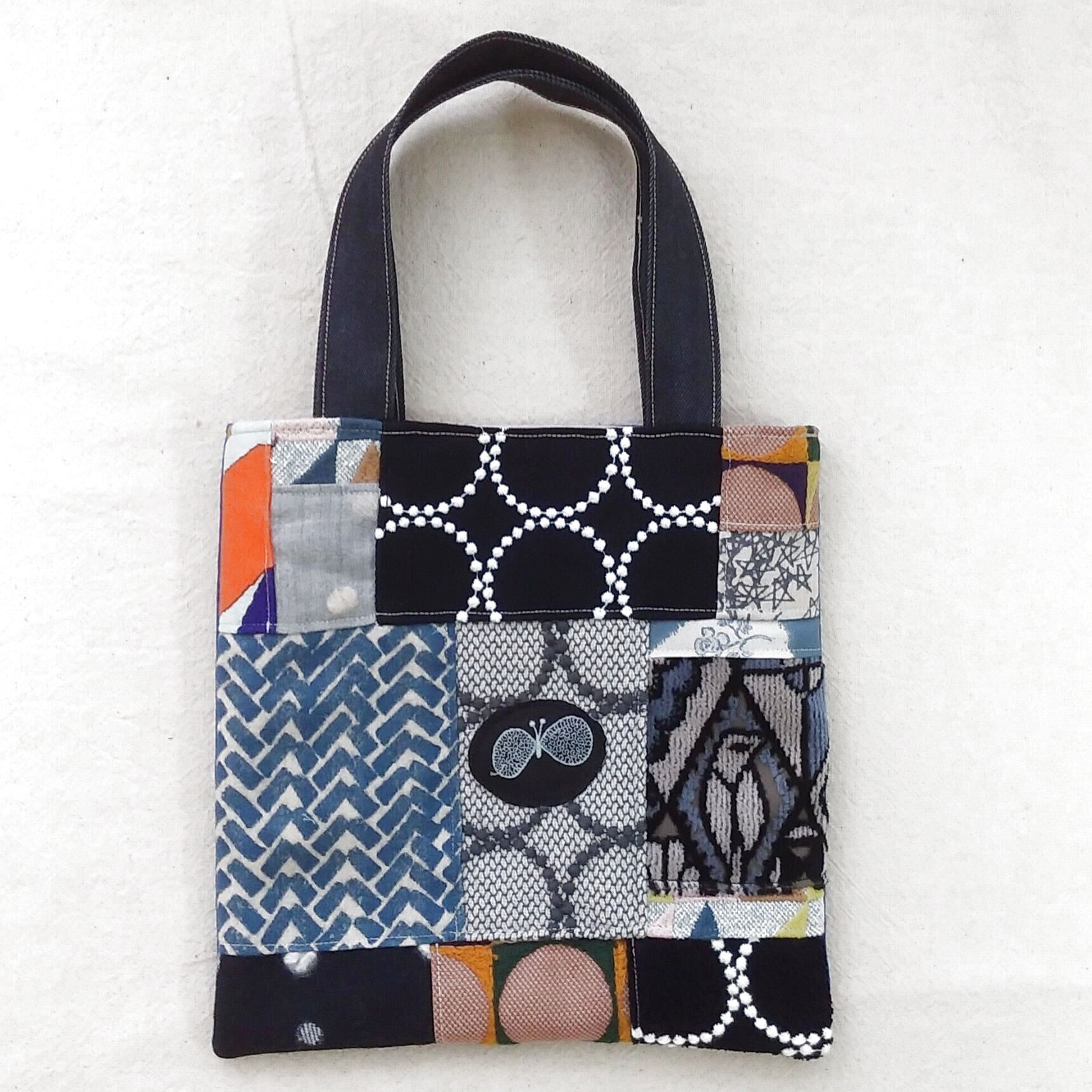 ミナペルホネンのはぎれで作るミニバッグ｜ハンドメイドの作り方