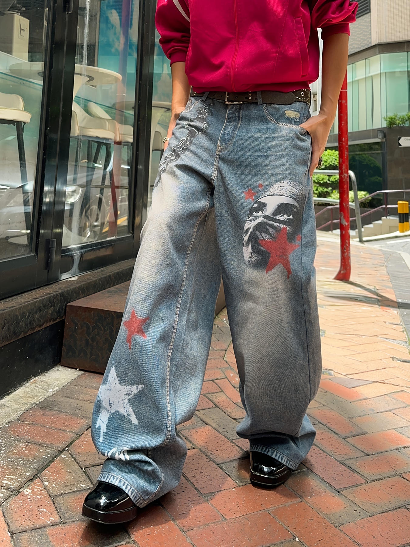 ORIMI OVERLAP BAGGY DENIM PANTS DENIM OVERLAP ORIMI Buggy Womens