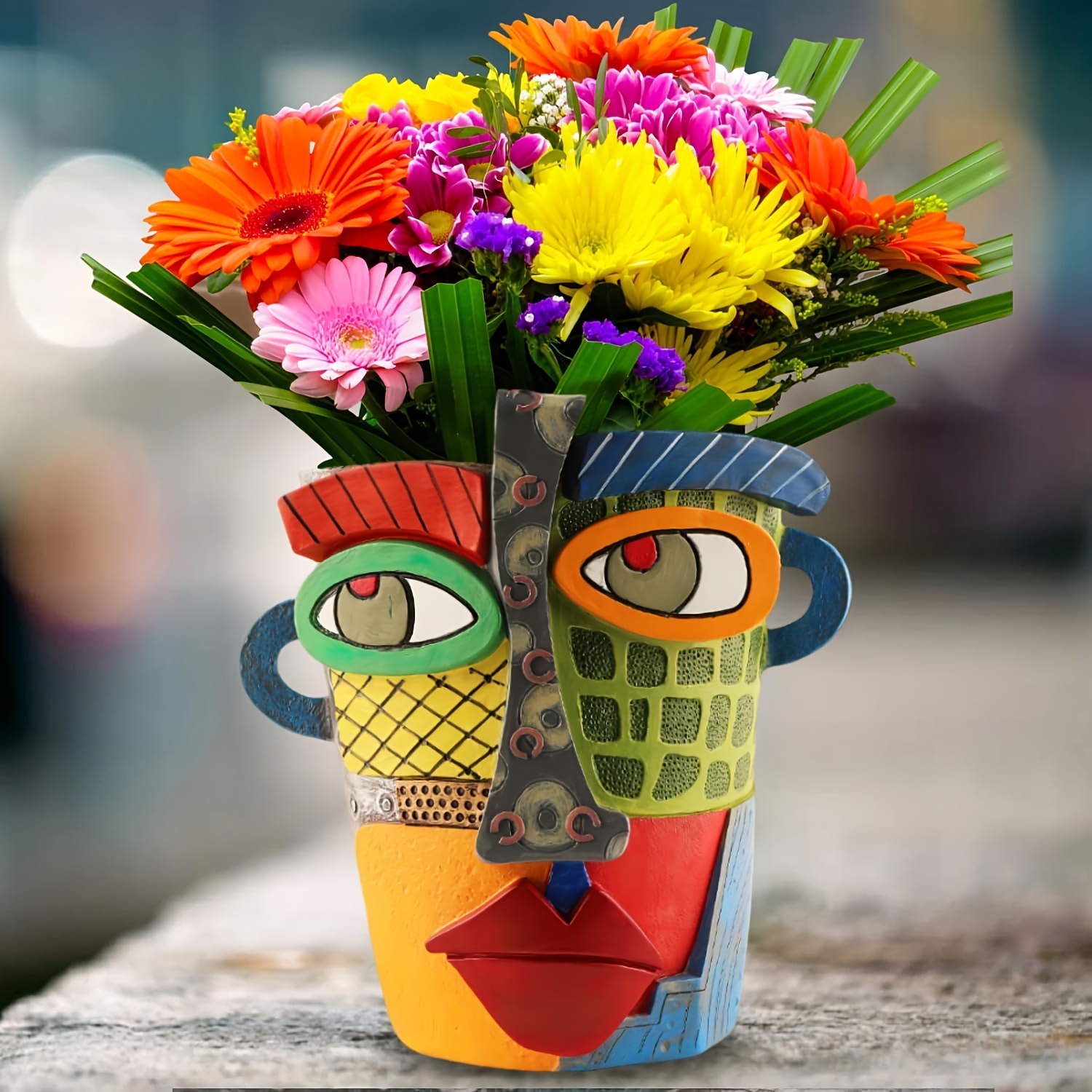 ピカソ風花瓶6 ピカソ風花瓶6 ピカソ風花瓶6