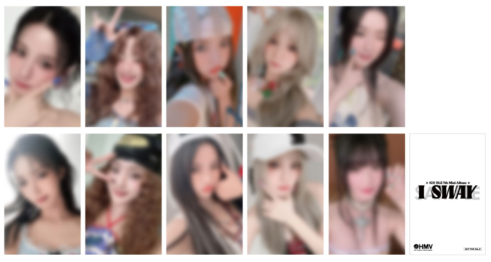 G)I-DLE 7thミニアルバム『I SWAY』 HMV限定特典が決定！|K-POP・アジア