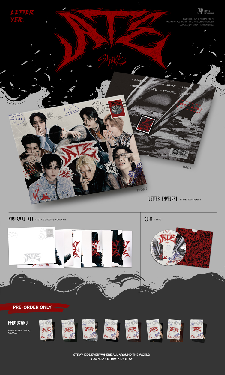 Mini Album: ATE (Letter Ver.) : Stray Kids | HMV&BOOKS online