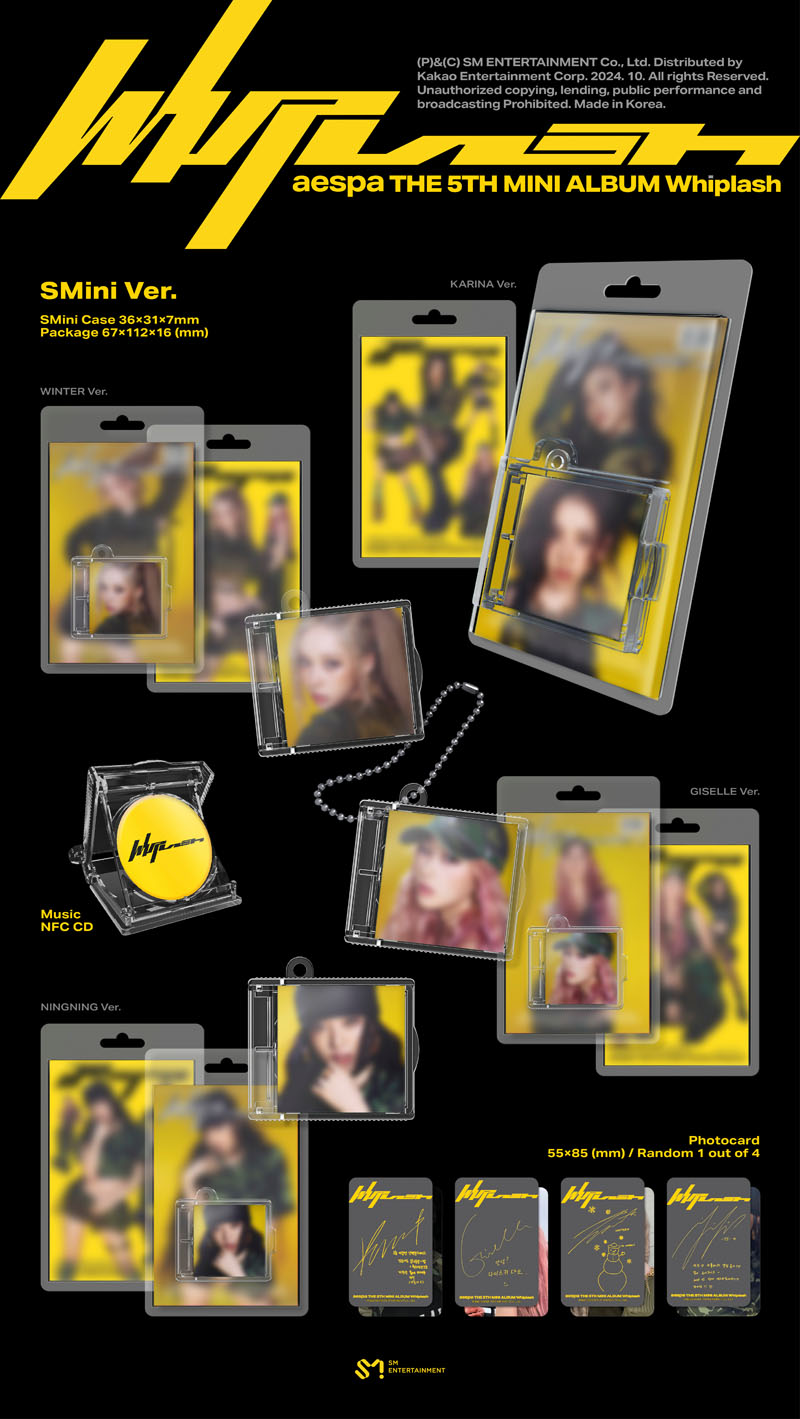 aespa 5thミニアルバム『Whiplash』HMV限定特典付きで予約スタート！|K