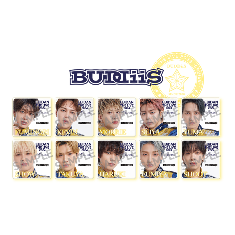 HMVモバガチャ】EBiDAN THE LIVE CRUISE 2024 アクリルクリップ販売