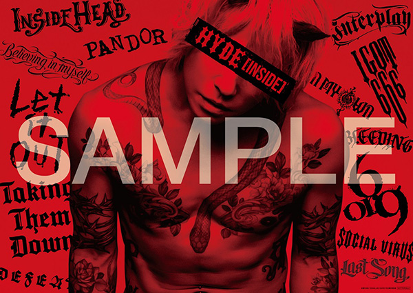 HYDE ニューアルバム『HYDE [INSIDE]』10月16日発売《先着特典：A2