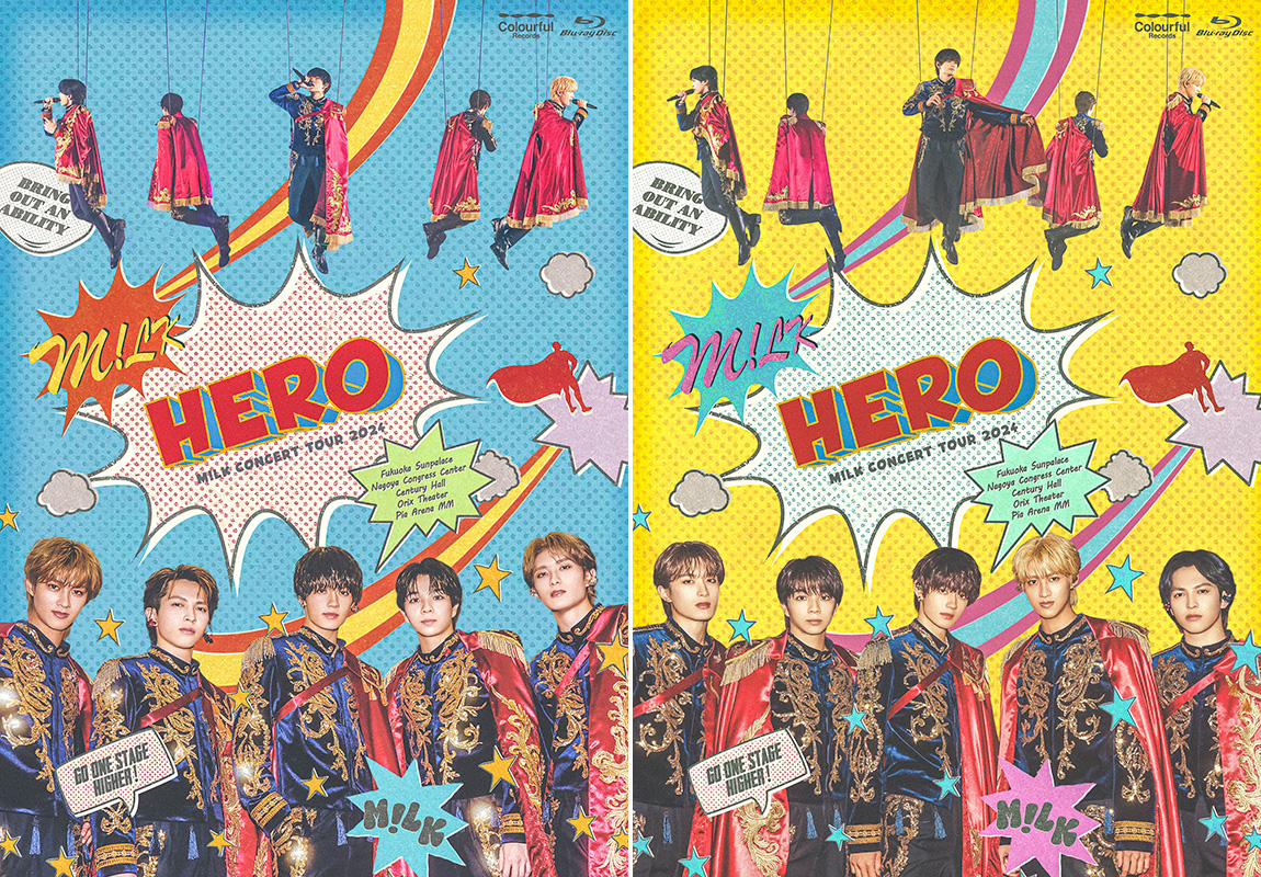 M!LK 最新ライブ ブルーレイ＆DVD『M!LK CONCERT TOUR 2024 「HERO