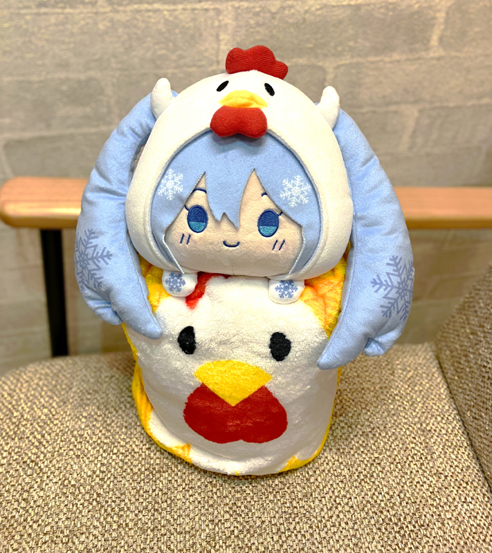 雪ミク なりきり！からあげクンブランケットが受付開始【@Loppi・HMV