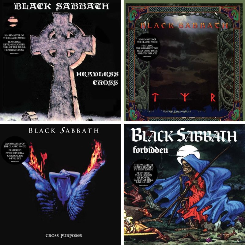 ブラック・サバス 後期 名盤4タイトル 最新リマスター盤 2024年11月15