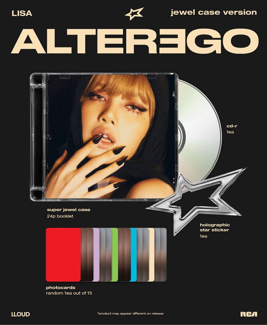 LISA(BLACKPINK) ソロ・デビュー・アルバム『Alter Ego』輸入盤 2025年