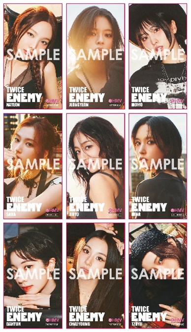 TWICE 日本6thアルバム『ENEMY』2025年8月27日リリース《HMV限定特典