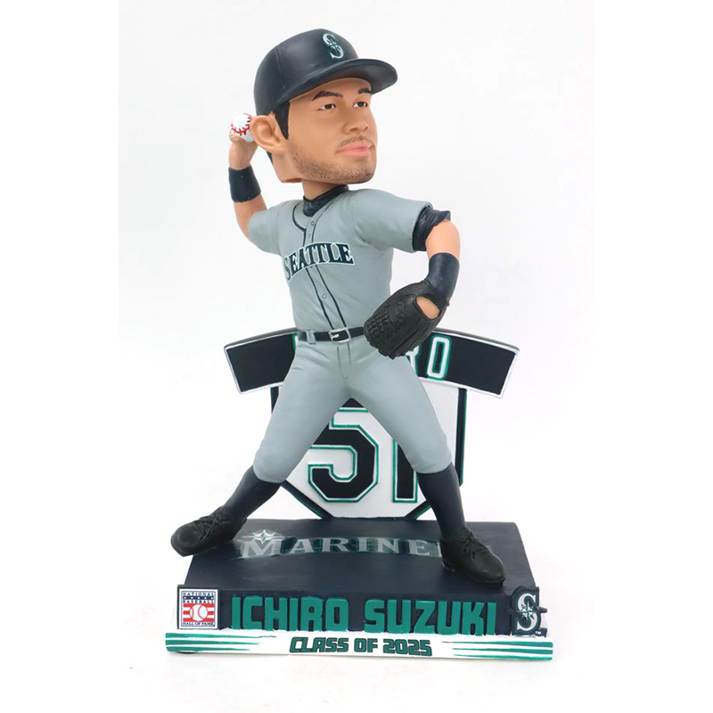 MLB 2025 アメリカ野球殿堂入り記念 イチロー ボブルヘッド レーザー
