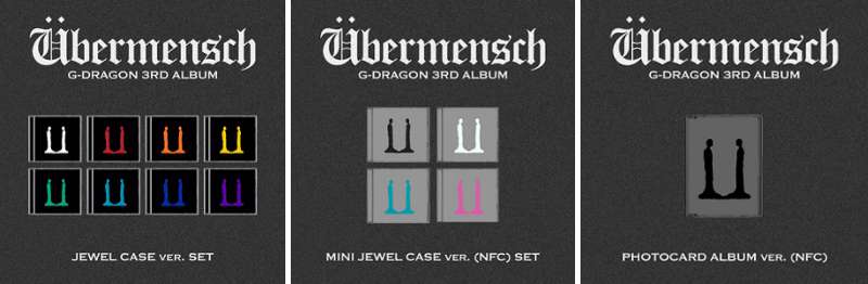 韓国盤】G-DRAGON 3rdフルアルバム『Übermensch』|K-POP・アジア
