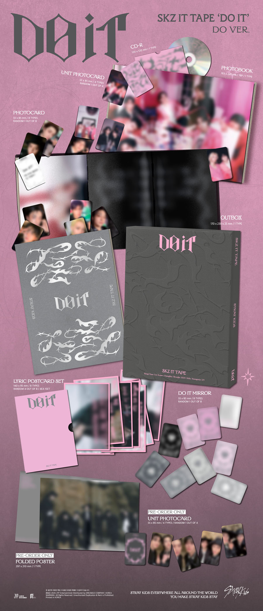 Stray Kids SKZ IT TAPE『DO IT』で2025年11月カムバ！＠Loppi・HMV