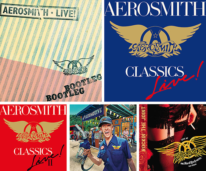 エアロスミス 名盤 紙ジャケットSHM-CD再発 第4弾 5タイトル 2025年