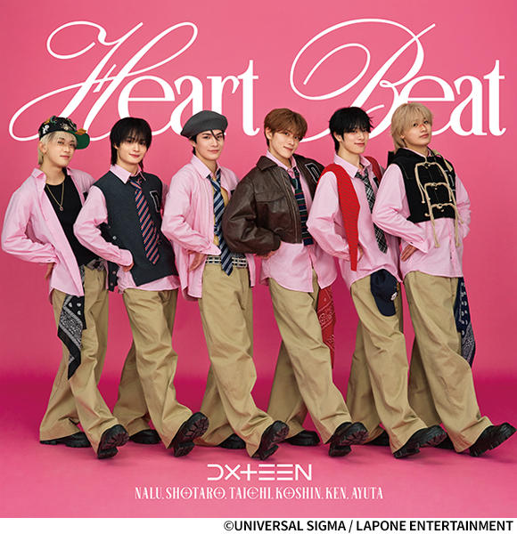 DXTEEN 2ndニューアルバム『Heart Beat』2026年3月25日(水)発売