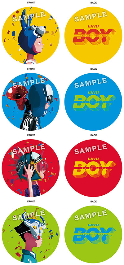King Gnu ニューシングル『BOY』2021年12月1日発売 特典：オリジナル