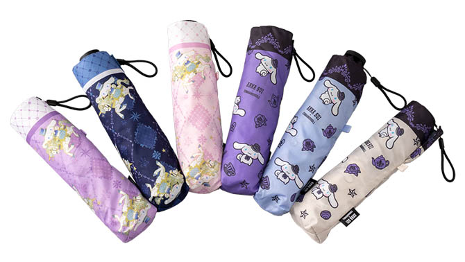 アナスイコラボシナモンロール折りたたみ傘 アナ スイ×シナモロール