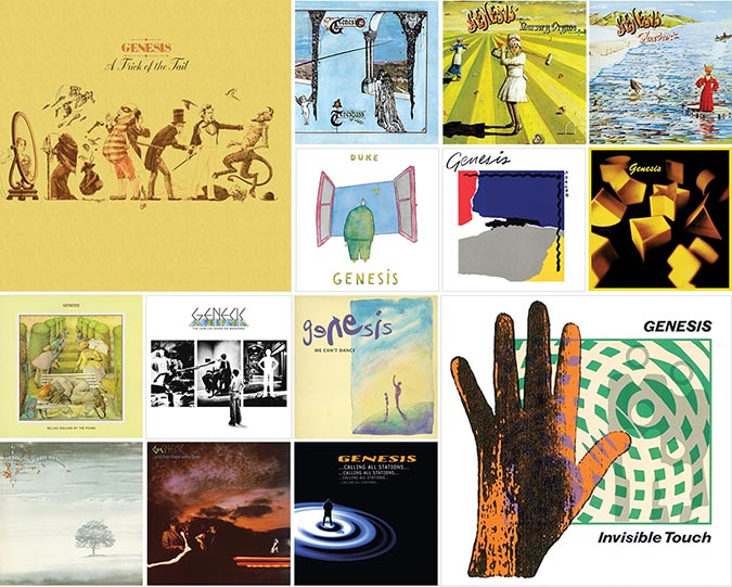 ジェネシス 名盤再発 - 1970～1997年のスタジオアルバム 14タイトル が