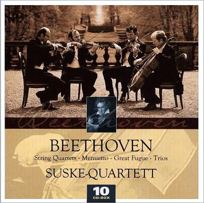 弦楽四重奏曲全集、弦楽三重奏曲集 ズスケ四重奏団（10CD
