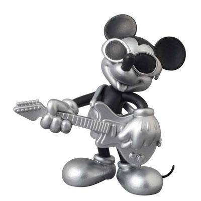 UDF ROEN collection MICKEY MOUSE(GRUNGE ROCK Ver.)BLACK & SILVER