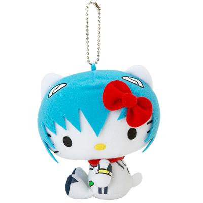 エヴァンゲリオン×ハローキティ ボールチェーンマスコット 綾波レイ