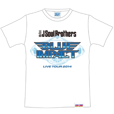 ツア－Tシャツ【M】ホワイト/LIVE TOUR 2014 BLUE IMPACT : 三代目 J